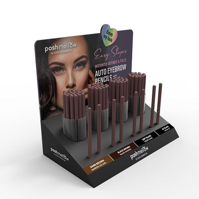 Αντίθετες μονάδες επίδειξης μολυβιών Eyeliner καλλυντικές στάσεις επίδειξης προϊόντων πινάκων αφρού PVC