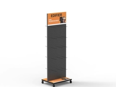 Προσαρμόσιμα αξεσουάρ κινητών τηλεφώνων μεταλλικό ράφι για οθόνες, κατάλληλο για καταστήματα και καταστήματα